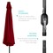 Best Choice Products 10ft Solar LED Lighted Patio Umbrella w/ Tilt Adjustment, UV-Resistant Fabric